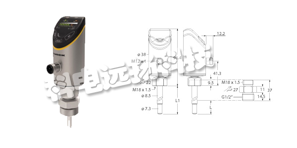 德国TURCK流量传感器 FCST-A4P-2AP8X-H1140